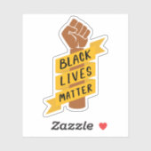 Black Lives Matter Sticker (Vel)