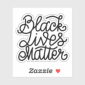 Black Lives Matter Sticker (Vel)