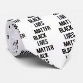Black Lives Matter Stropdas (Opgerold)