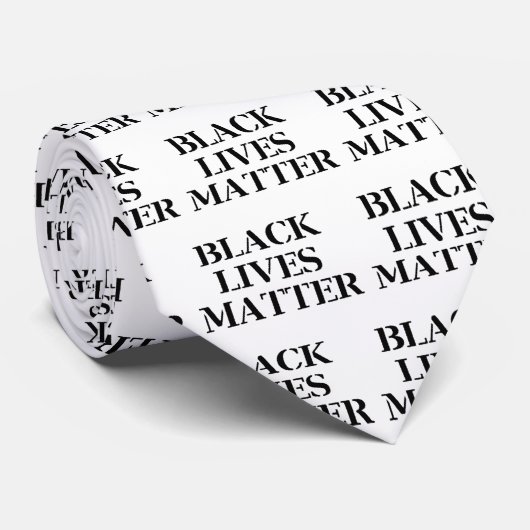 Black Lives Matter Stropdas (Opgerold)