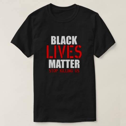 Black Lives Matter T-Shirt (Design voorkant)