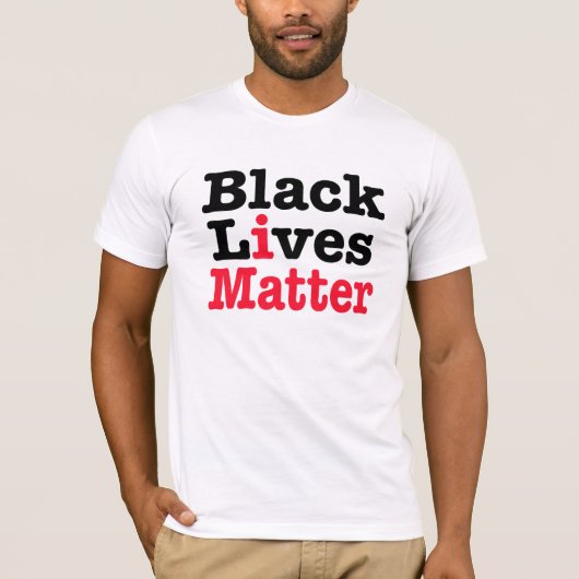 Black Lives Matter T-shirt (Voorkant)