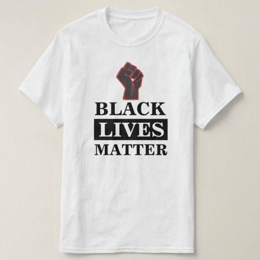 Black Lives Matter T-shirt (Design voorkant)