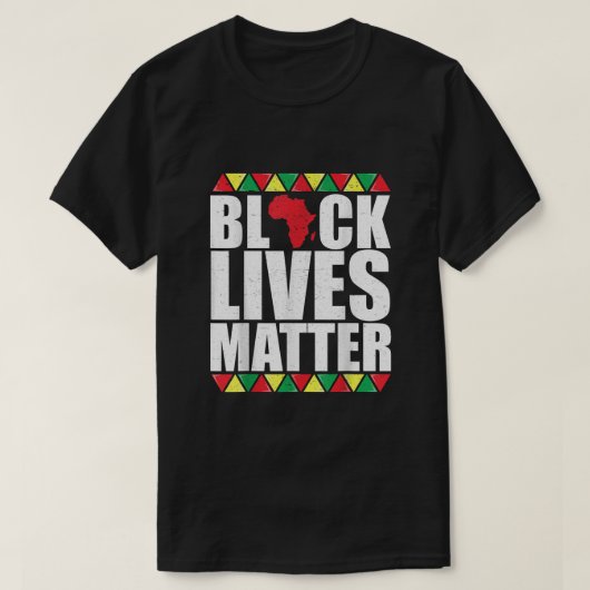 Black Lives Matter T-shirt (Design voorkant)