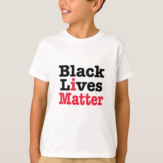 Black Lives Matter T-shirt (Voorkant)