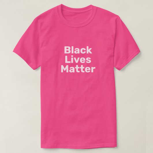 Black Lives Matter T-shirt (Design voorkant)