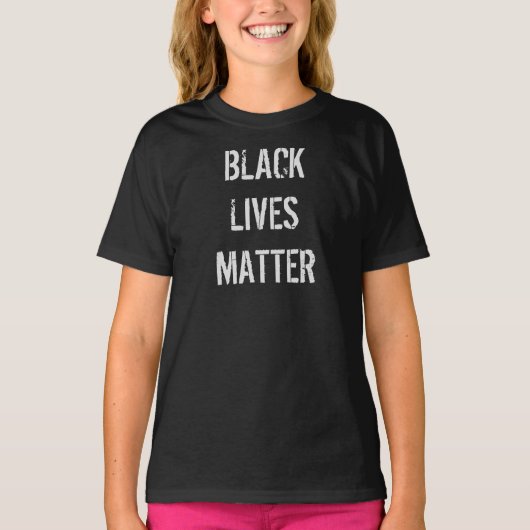 Black Lives Matter T-shirt | Kindershirt (Voorkant)