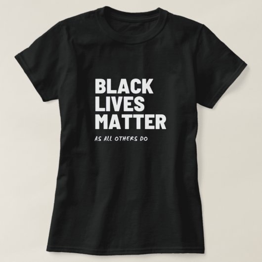 Black Lives Matter T-shirt voor vrouwen (Design voorkant)