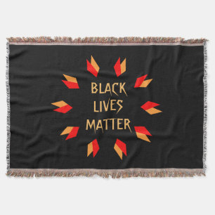 Black Lives Matter Throw Blanket Deken