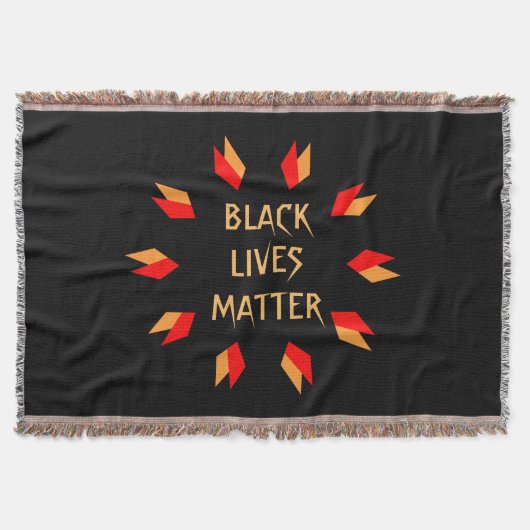 Black Lives Matter Throw Blanket Deken (Voorkant)