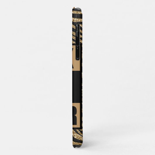 Black Lives Matter Tiger Stripe iPhone/iPad case (Achterkant/links)