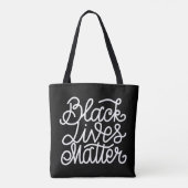 Black Lives Matter Tote Bag (Achterkant)