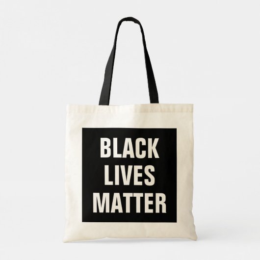 Black Lives Matter Tote Bag (Achterkant)