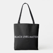 Black Lives Matter Totebag, BLM Tote Bag (Achterkant)