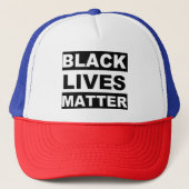Black Lives Matter Trucker Hut Trucker Pet (Voorkant)