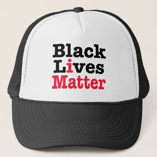 Black Lives Matter Trucker Pet (Voorkant)