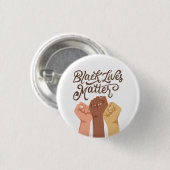 Black Lives Matter - Unity Ronde Button 3,2 Cm (Voorkant /achterkant)