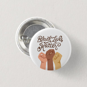 Black Lives Matter - Unity Ronde Button 3,2 Cm