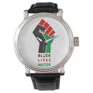 Black Lives Matter verhoogd eerste symbool Afrikaa Horloge