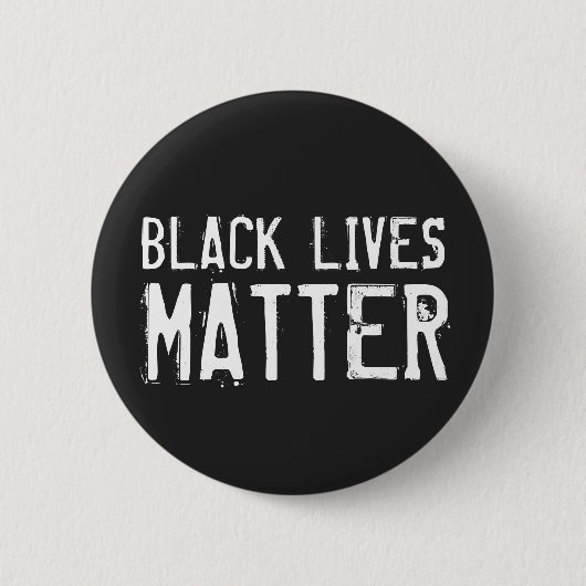 Black Lives Matter - Verpletterd Ronde Button 5,7 Cm (Voorkant)
