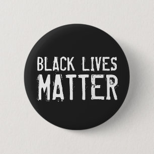 Black Lives Matter - Verpletterd Ronde Button 5,7 Cm