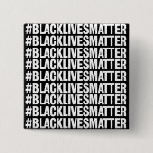 Black Lives Matter Vierkante Button 5,1 Cm (Voorkant)