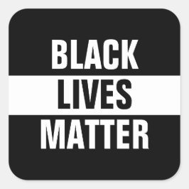 Black Lives Matter Vierkante Sticker