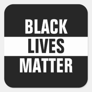 Black Lives Matter Vierkante Sticker