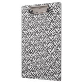 Black Lives Matter White black moderne typografie Klembord (Links)