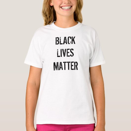 Black Lives Matter White T-Shirt | KIND (Voorkant)