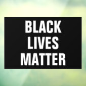 Black Lives Matter Window Cling Raamsticker (Vel 3)