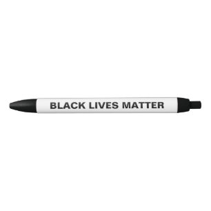 Black Lives Matter wit en zwarte tekst minimalisti Inkt Pen