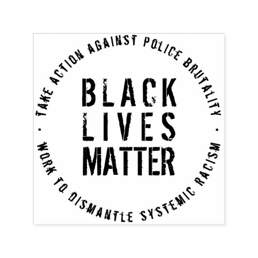 Black Lives Matter Zelfinktstempel Zelfinktende Stempel (Design)