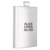Black Lives Matter zwart moderne vet typografie Flacon (Rechts)