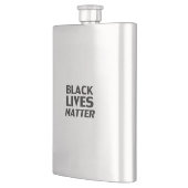 Black Lives Matter zwart moderne vet typografie Flacon (Links)
