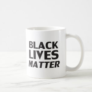 Black Lives Matter zwart moderne vet typografie Koffiemok