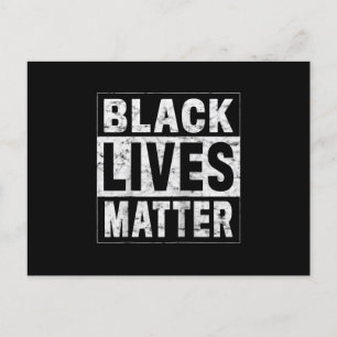 Black Lives Matter Zwarte Geschiedenis Black Power Uitnodiging Briefkaart