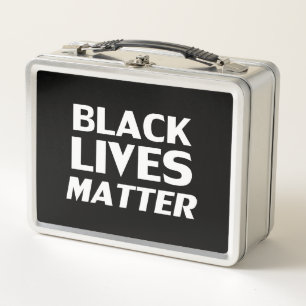Black Lives Matter zwarte witte moderne typografie