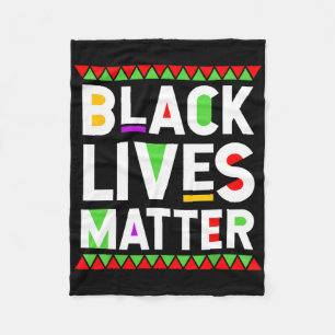 Black Lives Probleem Black History Month Viering Fleece Deken