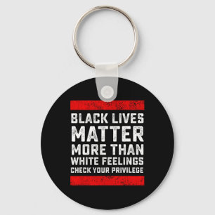 Black Lives Probleem Meer Dan Witte Gevoelens Chec Sleutelhanger