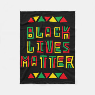 Black Lives Probleem Retro BLM Geschiedenis Power  Fleece Deken