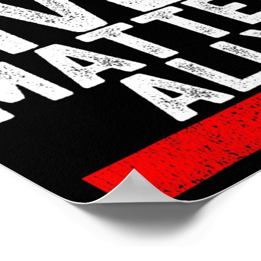 Black Lives Problem Ally Poster (Hoek)