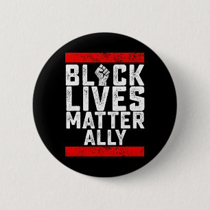 Black Lives Problem Ally Ronde Button 5,7 Cm