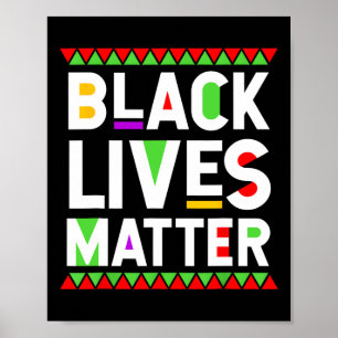 Black Lives Problem Black History Month-viering Poster