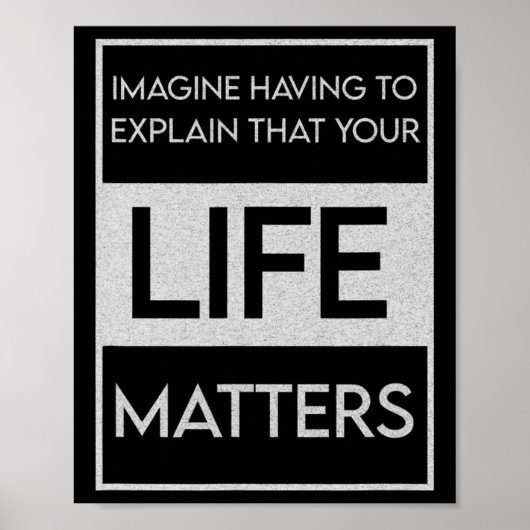 Black Lives Problem BLM Resist - Doe mee aan het d Poster (Voorkant)