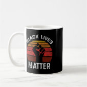 Black Lives Problem BLM Retro Mannen Vrouwen Kinde Koffiemok (Links)