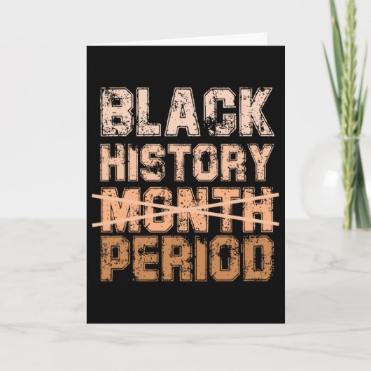Black Lives Problem - Coole zwarte geschiedenis ma Kaart (Voorkant)
