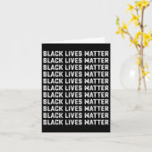 Black Lives Problem Graphic Mannen Vrouwen Kinder Kaart (Gele Bloem)