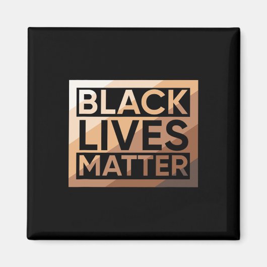 Black Lives Problem - Melanin Shades Blm Mannen Vr Magneet (Voorkant)