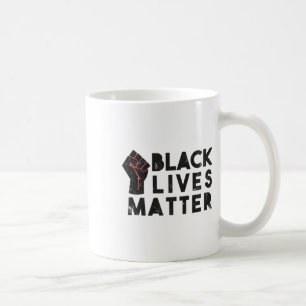 Black Lives Problem protesteert tegen politieke ma Koffiemok